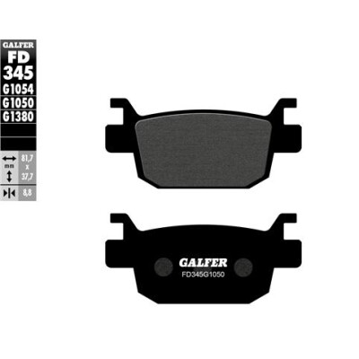 Plaquettes de frein pour scooter GALFER FD345G1380