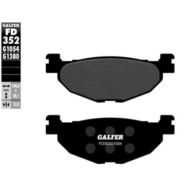 Tampons semi-métalliques GALFER FD352G1054