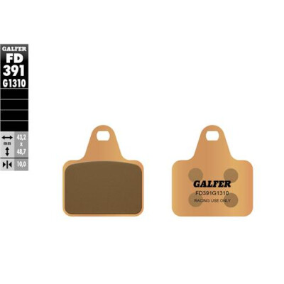Plaquettes de frein de course frittées GALFER FD391G1310