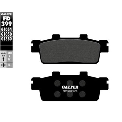 Plaquettes de frein pour scooter GALFER FD399G1050