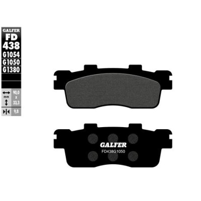 Tampons semi-métalliques GALFER FD438G1054