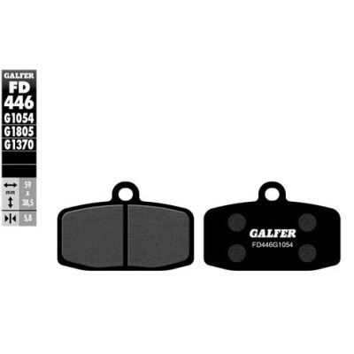 Tampons semi-métalliques GALFER FD446G1054