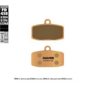 Plaquettes de frein tout-terrain frittées GALFER FD458G1396