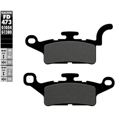 Plaquettes de frein pour scooter GALFER FD473G1380