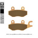Plaquettes de frein frittées GALFER FD532G1370