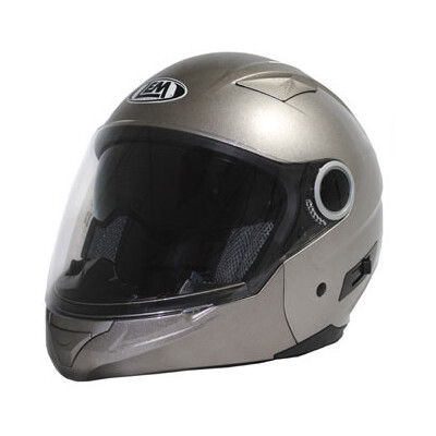 Casque modulaire LEM Titanium Glossy - Xs