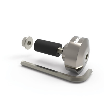 Embouts de guidon 1 - Argent