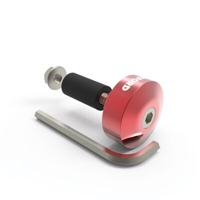 Embouts de guidon 1 - Rouge