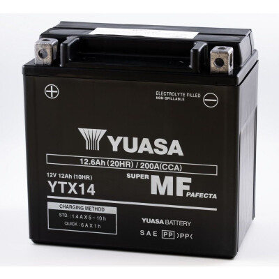 Batterie moto Yuasa YTX14 MF