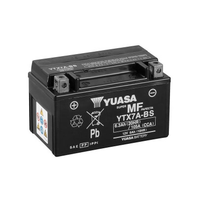 Batterie moto Yuasa YTX7A-BS MF