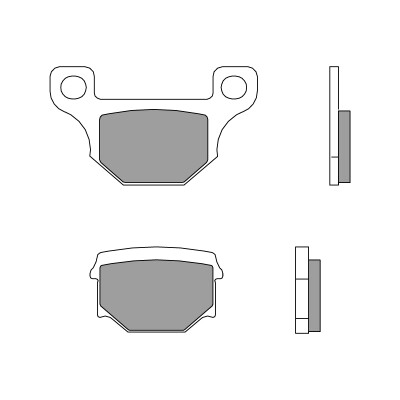 PLAQUETTES DE FREIN BREMBO 07GR09CC