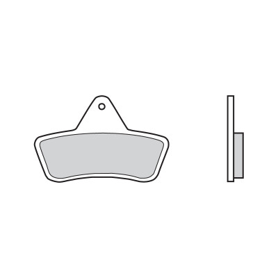 PLAQUETTES DE FREIN BREMBO 07GR54SD