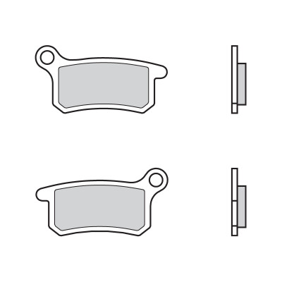 PLAQUETTES DE FREIN BREMBO 07GR69SD
