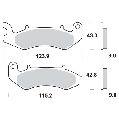PLAQUETTES DE FREIN BREMBO 07GR94CC