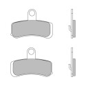 PLAQUETTES DE FREIN BREMBO 07HD15SA