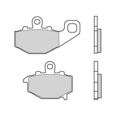 PLAQUETTES DE FREIN BREMBO 07KA16SP