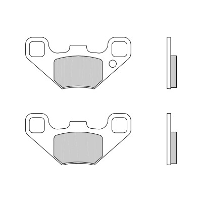 PLAQUETTES DE FREIN BREMBO 07PO12SX