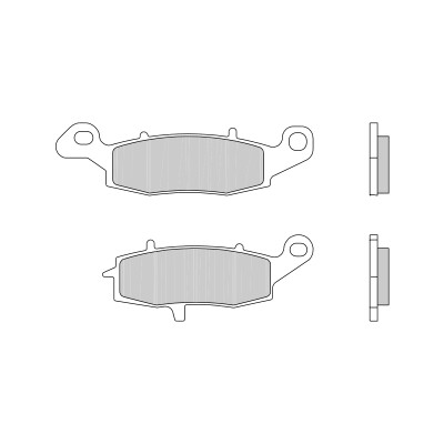 PLAQUETTES DE FREIN BREMBO 07SU16SP
