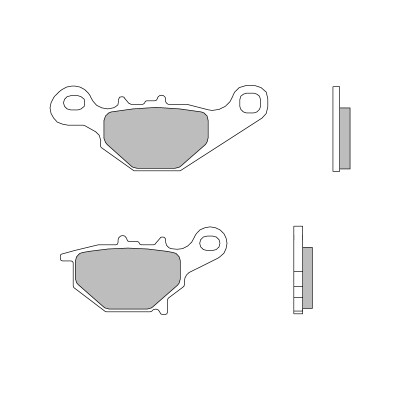 PLAQUETTES DE FREIN BREMBO 07SU31SD