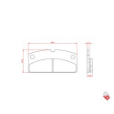 J.BRAKE PASS BR3038 BRENTA