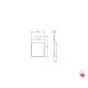 J. PLAQUETTES DE FREIN BR3065 BRENTA
