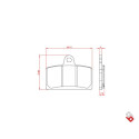 J.BRAKE PASS BR3142 BRENTA