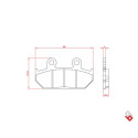 J.BRAKE PASS BR3143 BRENTA
