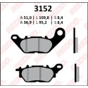 J. PLAQUETTES DE FREIN BR3152 BRENTA