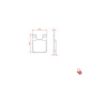 J. PLAQUETTES DE FREIN BR4015 BRENTA