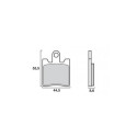 J. PLAQUETTES DE FREIN BR4018 BRENTA