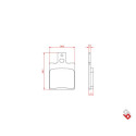 J. PLAQUETTES DE FREIN BR4029 BRENTA