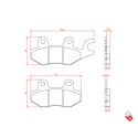 J. PLAQUETTES DE FREIN BR4064 BRENTA