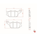 J. PLAQUETTES DE FREIN BR4072 BRENTA