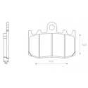 J. PLAQUETTES DE FREIN BR4123 BRENTA