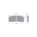J. PLAQUETTES DE FREIN BR4124 BRENTA