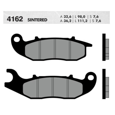 J. PLAQUETTES DE FREIN BR4162 BRENTA