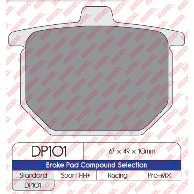 J. PLAQUETTES DE FREIN DP101