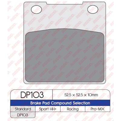 J. PLAQUETTES DE FREIN DP103