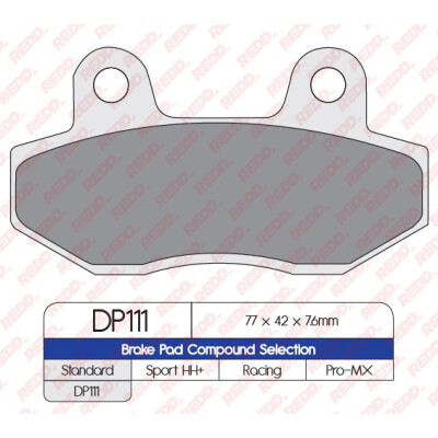 J. PLAQUETTES DE FREIN DP111