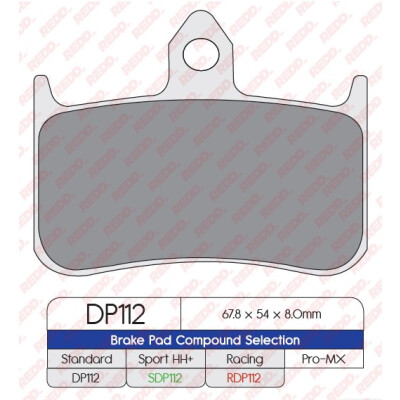 J. PLAQUETTES DE FREIN DP112