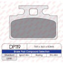J. PLAQUETTES DE FREIN DP119