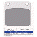 J. PLAQUETTES DE FREIN DP203