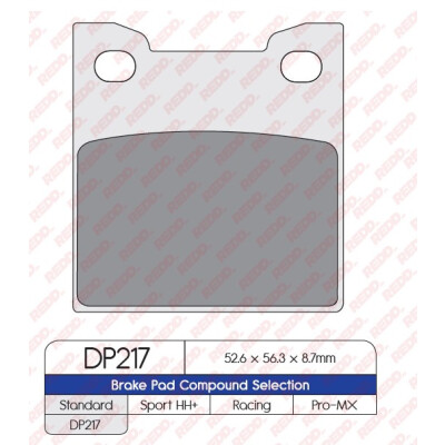 J. PLAQUETTE DE FREIN DP217