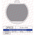 J. PLAQUETTE DE FREIN DP303