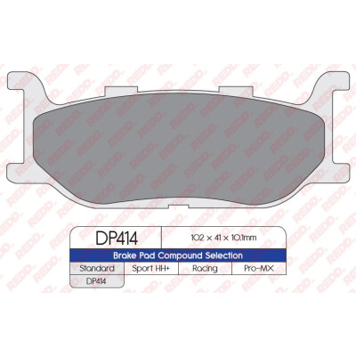 J. PLAQUETTE DE FREIN DP414