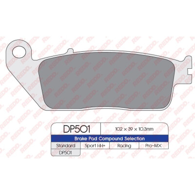 J. PLAQUETTES DE FREIN DP501