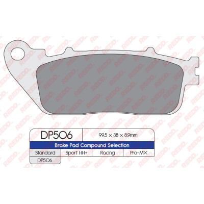 J. PLAQUETTES DE FREIN DP506