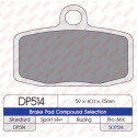 J. PLAQUETTES DE FREIN DP514