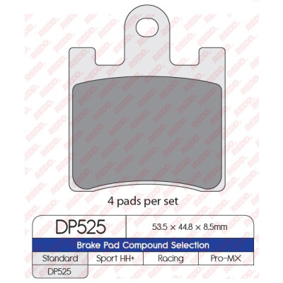 J. PLAQUETTES DE FREIN DP525