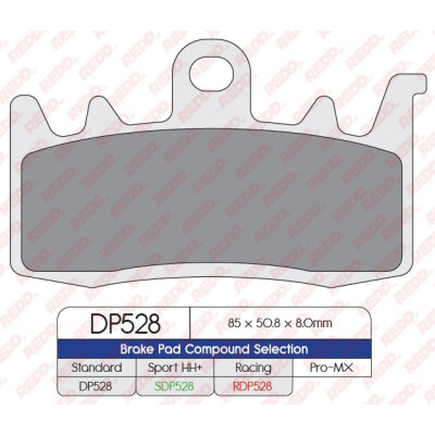 J. PLAQUETTES DE FREIN DP528